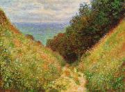 Claude Monet Road at la Cavee, Pourville Germany oil painting artist